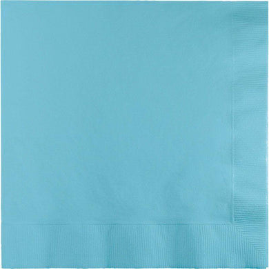 50 Pack Pastel Blue Lunch Napkins - 33cm - The Base Warehouse