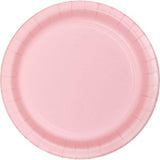 Load image into Gallery viewer, 24 Pack Classic Pink Paper Lunch Plates - 18cm - The Base Warehouse
