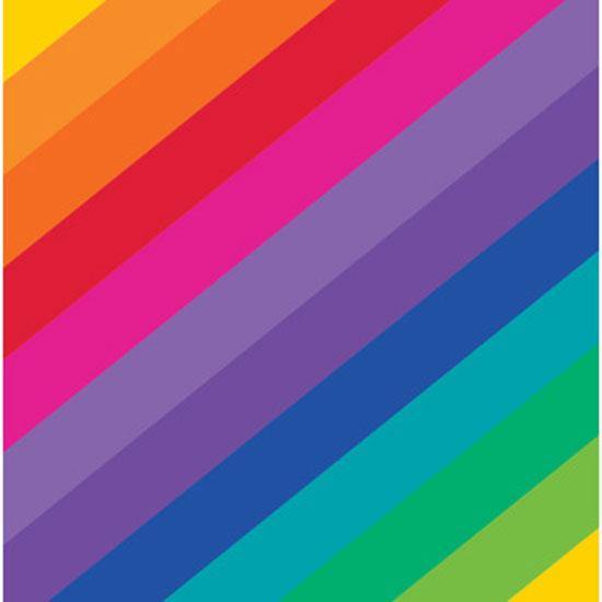 16 Pack Rainbow Beverage Napkins - The Base Warehouse