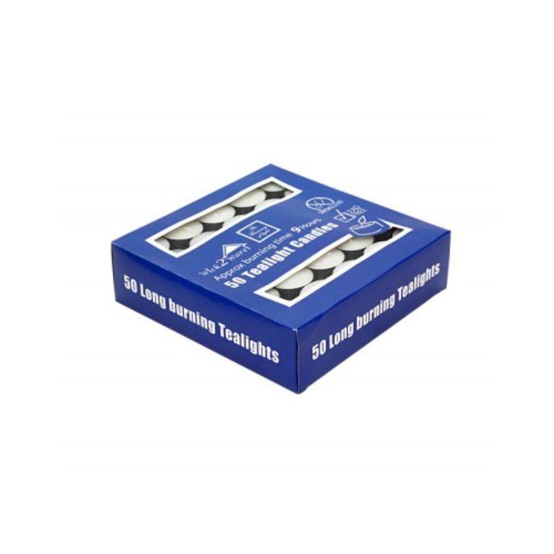 50 Pack 9hrs T-lite Candles - The Base Warehouse