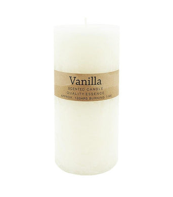Twilight Vanilla Candle Pillar - 9cm x 18.5cm - The Base Warehouse