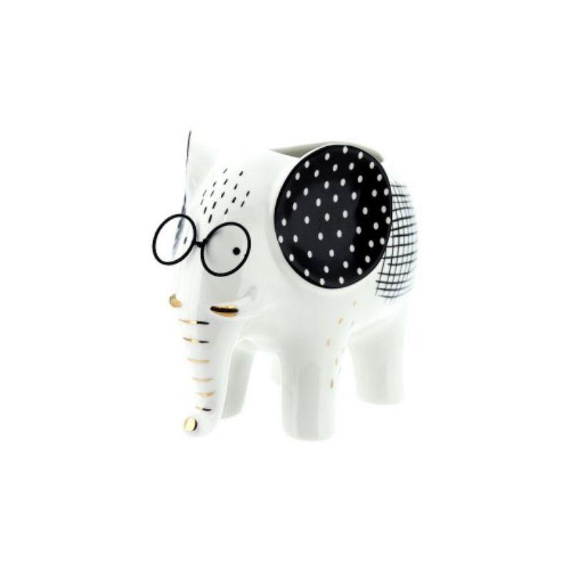 Elephant Planter - 21cm x 14.5cm x 17.5cm - The Base Warehouse