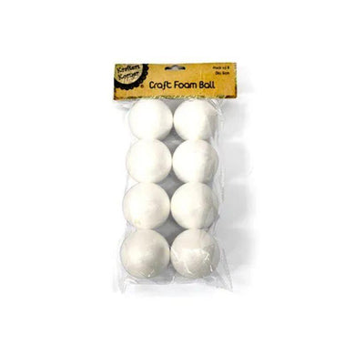 8 Pack Foam Balls - 6cm - The Base Warehouse