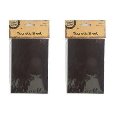 2 Pack Magnetic Sheet - 10cm x 15cm - The Base Warehouse