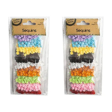 9 Pack Pastel Sequins - 3g - The Base Warehouse