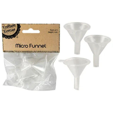 3 Pack Micro Funnel - 4cm - The Base Warehouse