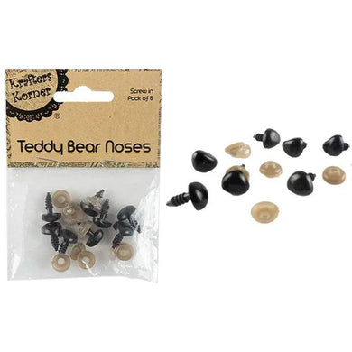 8 Pack Screw In Teddy Noses - The Base Warehouse