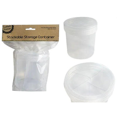 Stackable Storage Container - 10cm x 11cm - The Base Warehouse