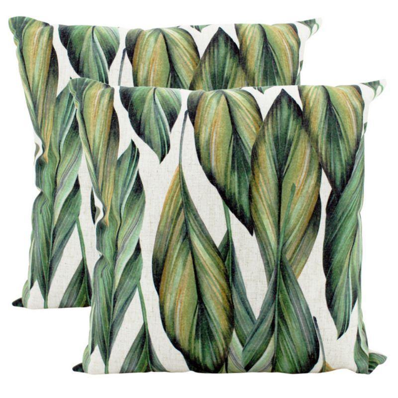 Green Chateau Cushion - 50cm x 50cm - The Base Warehouse