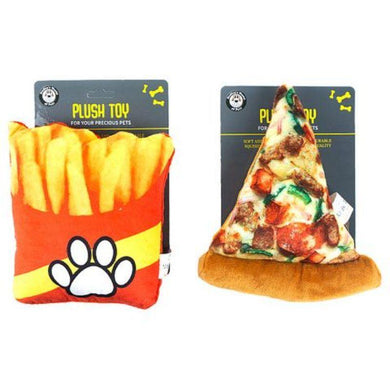 Plush Pizza / Chips Toy - 20cm - The Base Warehouse