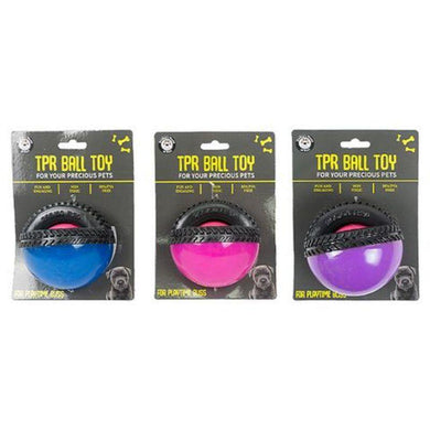 TPR Squeaky Tyre Ball - 9.3cm - The Base Warehouse