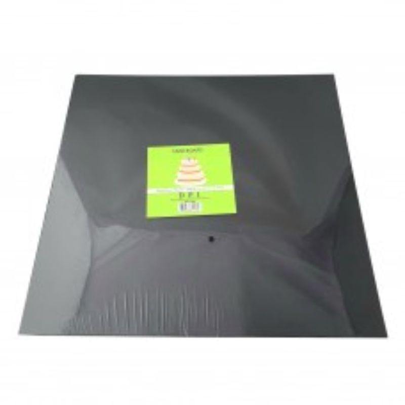 Black Foil Square Cake Board - 35cm x 4mm