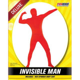 Load image into Gallery viewer, Mens Deluxe Red Invisible Man Costume - The Base Warehouse