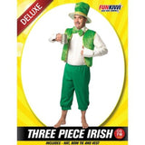 Load image into Gallery viewer, Mens Deluxe Three Piece Irish Costume - The Base Warehouse

