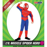 Load image into Gallery viewer, Toddlers Deluxe Muscle Spider Hero Costume