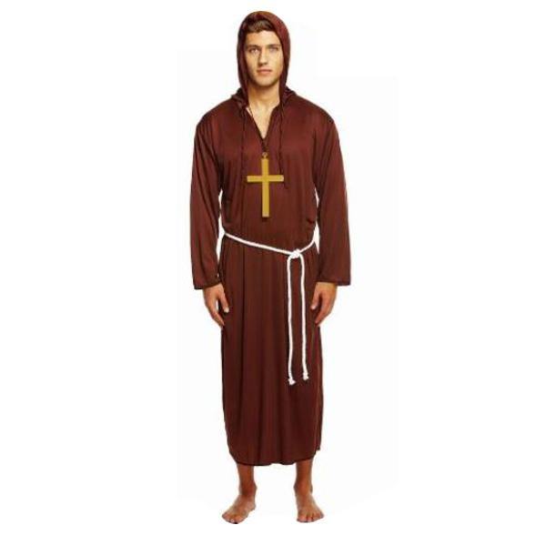 Mens Deluxe Monk Costume - The Base Warehouse