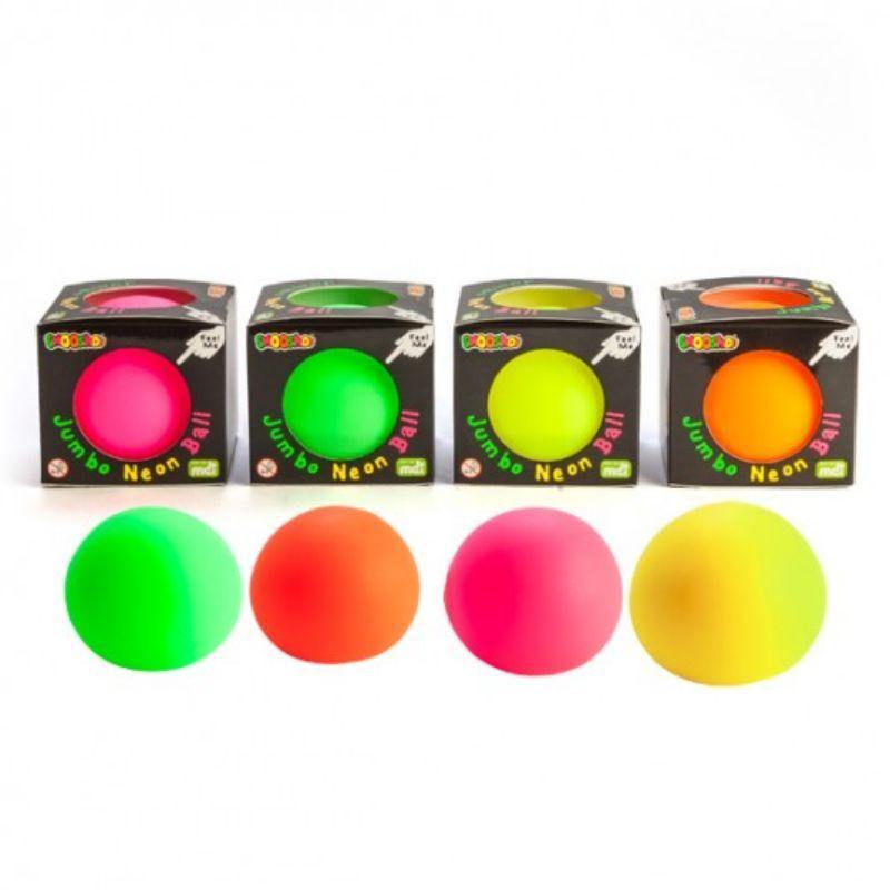 Smooshos Jumbo Neon Ball - 10cm - The Base Warehouse