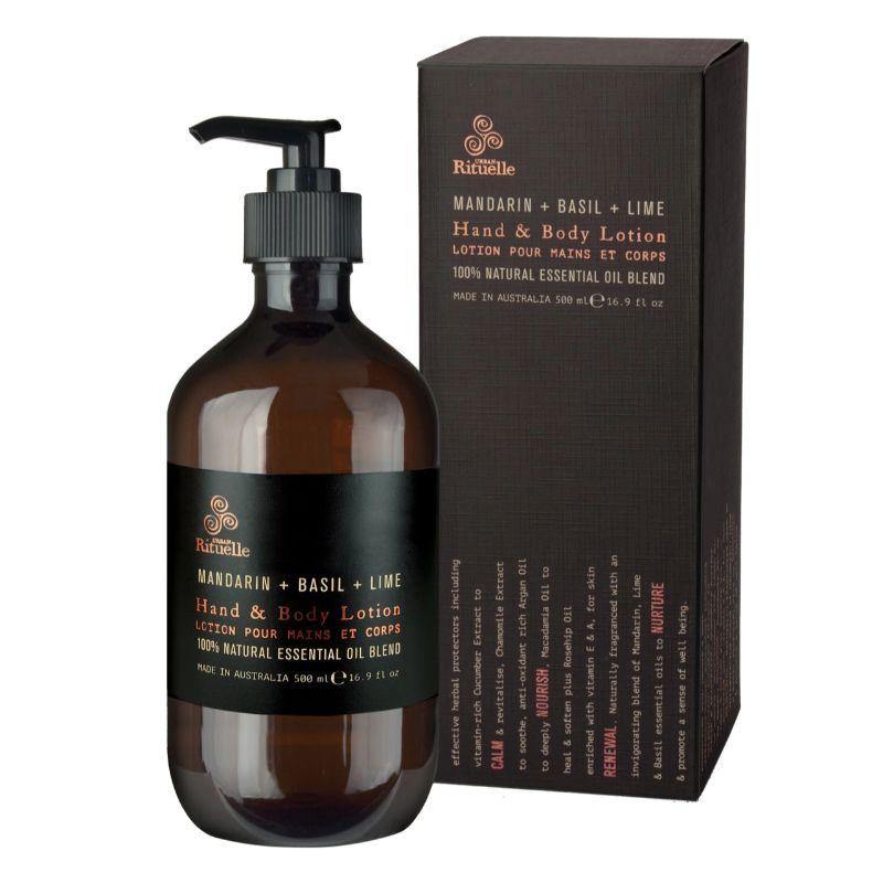 Equilibrium - Mandarin, Basil & Lime Hand & Body Lotion - 500ml - The Base Warehouse