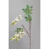 Load image into Gallery viewer, White Wisteria Spray by 3 - 85cm