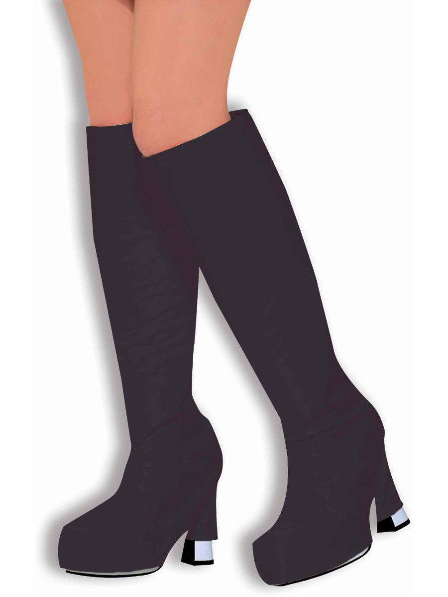 Go Go Dancer Black Boot Covers - The Base Warehouse