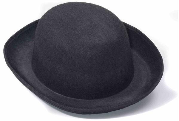 Adult Steampunk Black Derby Hat - The Base Warehouse