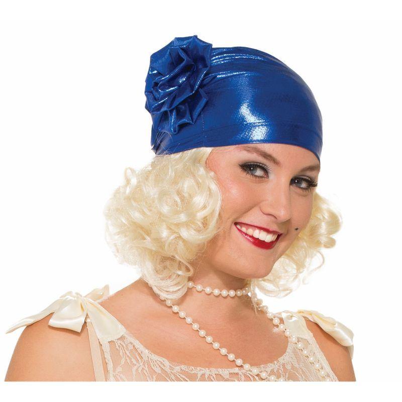 Roarin 20s Navy Blue Cloche Hat - The Base Warehouse