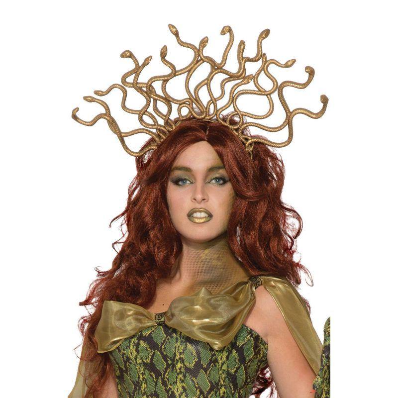 Golden Medusa Snake Headband - The Base Warehouse