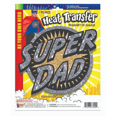 Heat Transfers Super Dad Patch - The Base Warehouse
