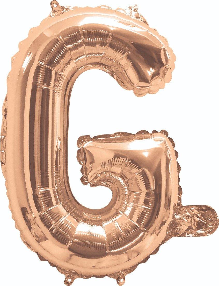 Rose Gold G Foil Balloon - 35cm