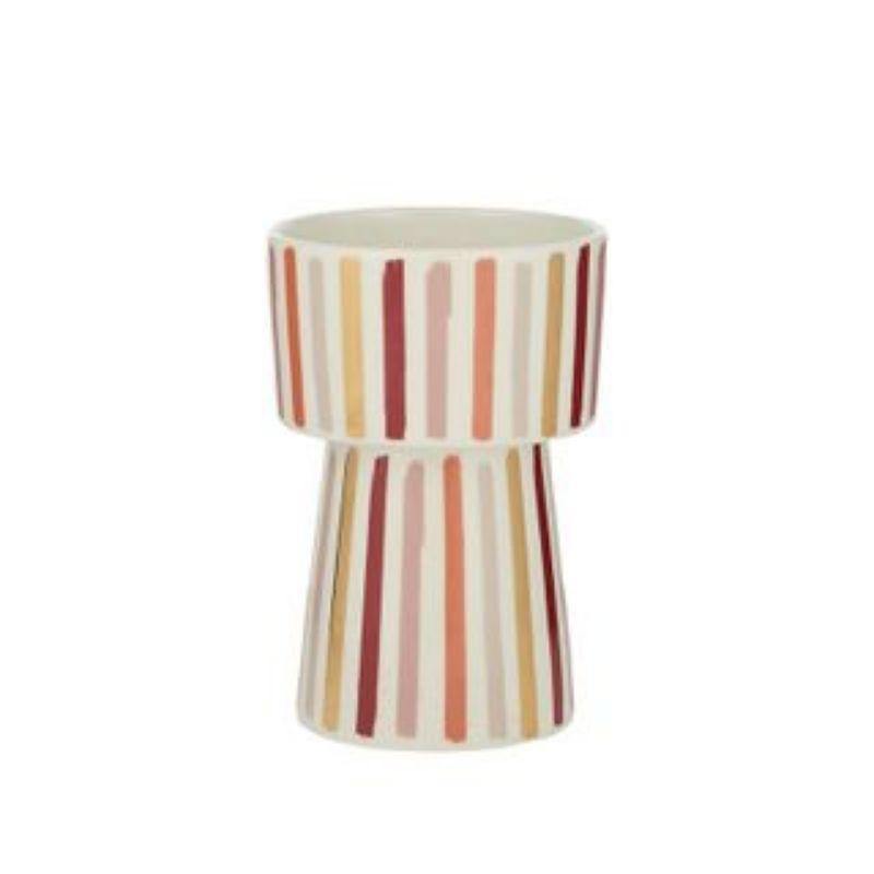 Alicia Ceramic Footed Pot - 13.5cm x 20cm