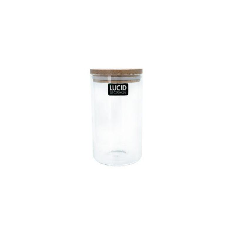 Glass Borosilicate with Lid - 15cm