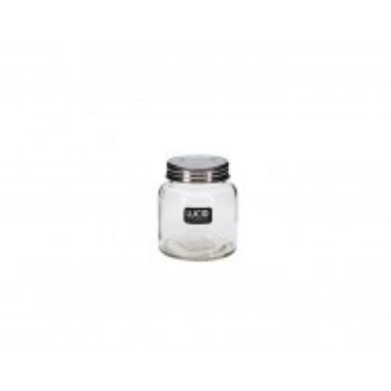 Glass Spice Jar with Metal Lid - 8.7cm - The Base Warehouse