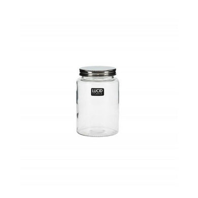 Glass Jar with Metal Lid - 520ml - The Base Warehouse
