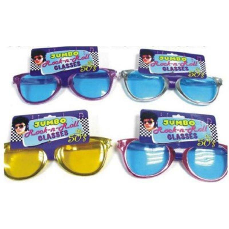 Jumbo Rock N Roll Glasses - The Base Warehouse