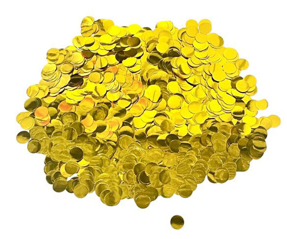 Gold 2cm Foil Confetti - 20g