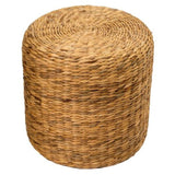 Load image into Gallery viewer, Natural Seagrass Water Hyacinth Pouf - 40cm
