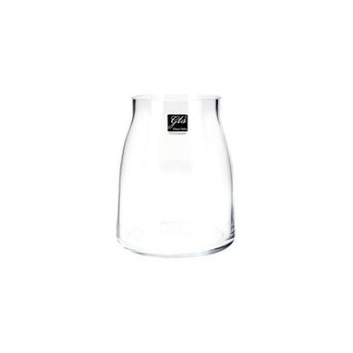 Glass Stella Vase - 10cm x 13cm x 16cm - The Base Warehouse