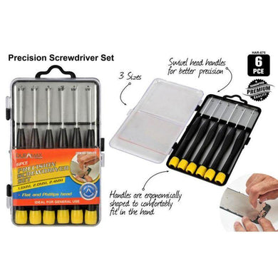 6 Pack Precision Screwdriver Set - The Base Warehouse