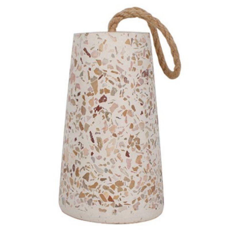Romi Terrazzo Door Stop with Handle - 16cm x 10.5cm x 10.5cm