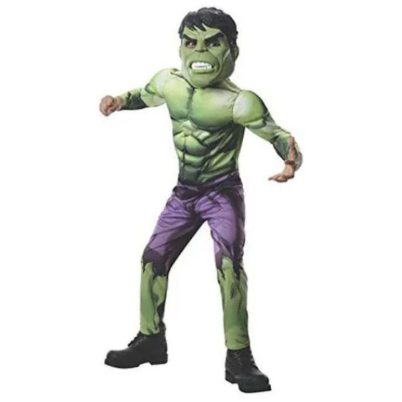 Boys Hulk Deluxe Costume - Size 8-10 Years