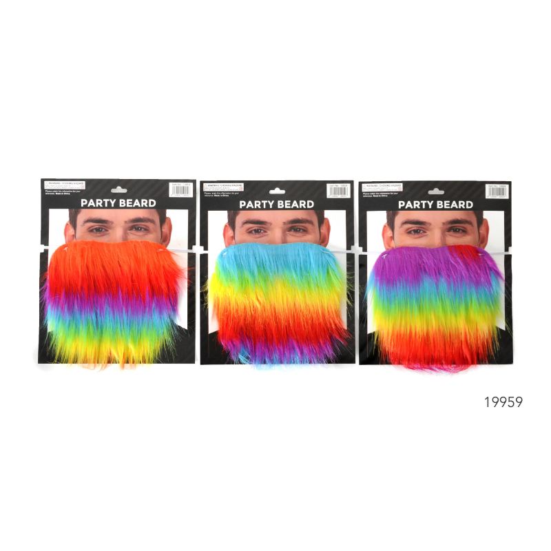 Rainbow Party Beard