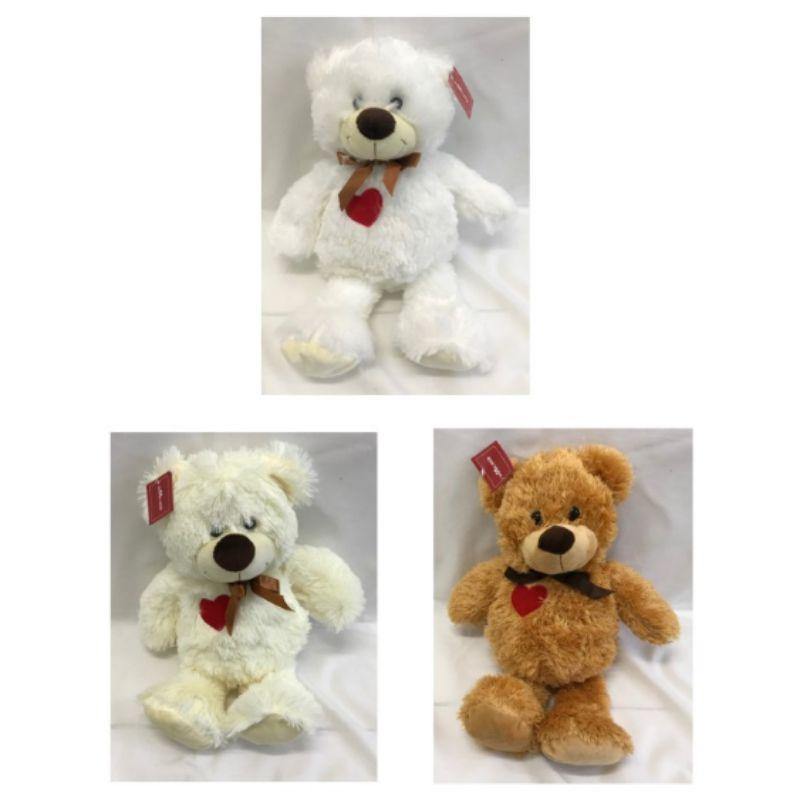 Plush Bear with Heart - 20cm