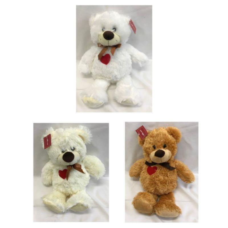Plush Bear with Heart - 30cm