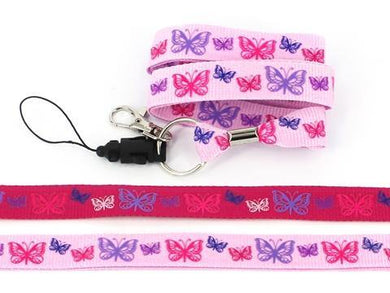 Butterfly Outline Lanyards - 90cm - The Base Warehouse