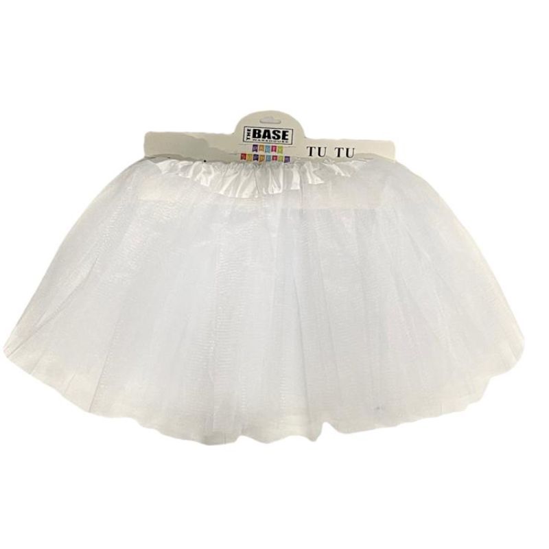 Kids White Tulle tutu - 30cm