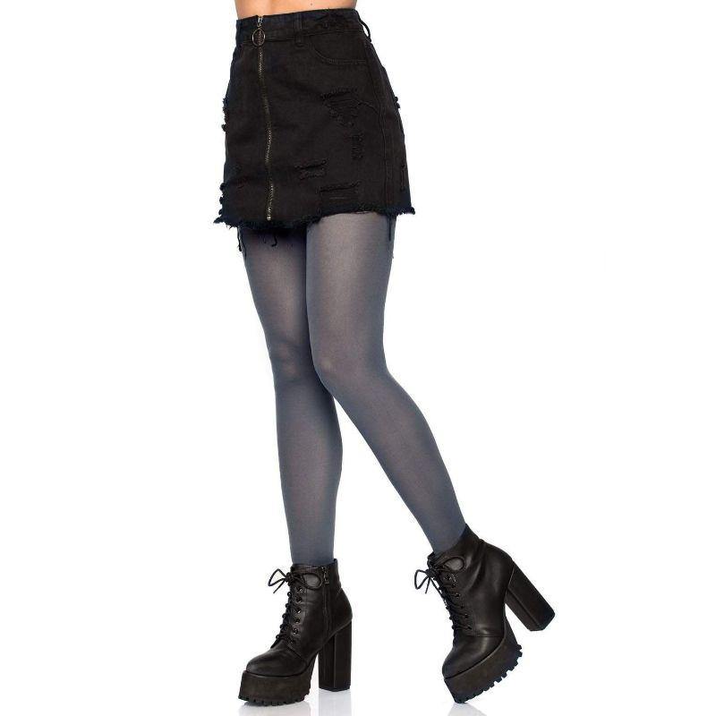 Grey Nylon Tights - OS - The Base Warehouse