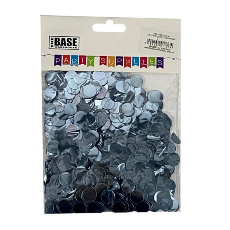 Light Blue 1cm Foil Confetti - 20g