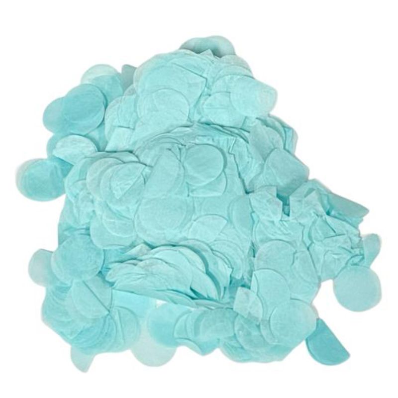 Light Blue 2cm Paper Confetti - 20g