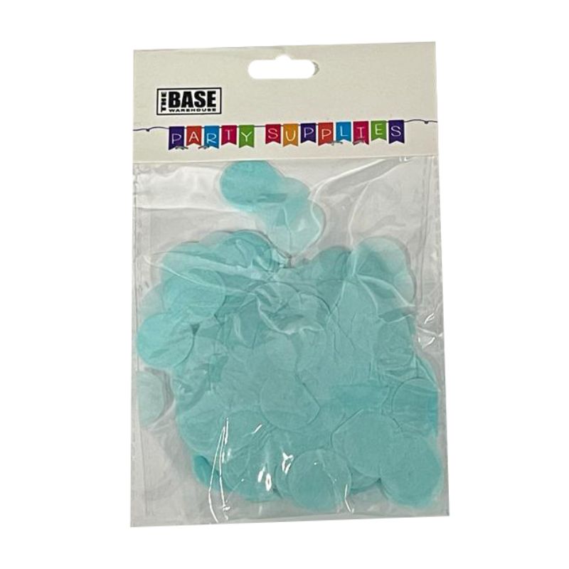 Light Blue 2cm Paper Confetti - 20g
