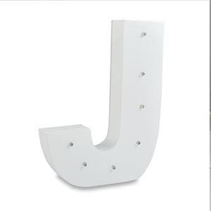 J Letter Alpha Light Up - 20cm x 22cm (2 x AA Batteries required)